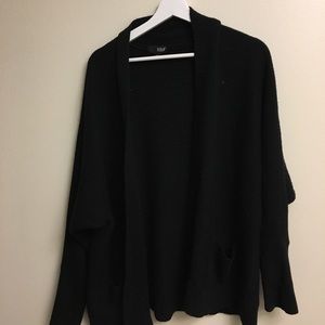 ANA jcpenney black cozy cardigan